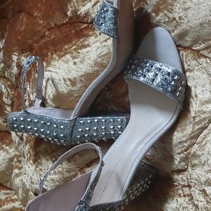 Silver heels